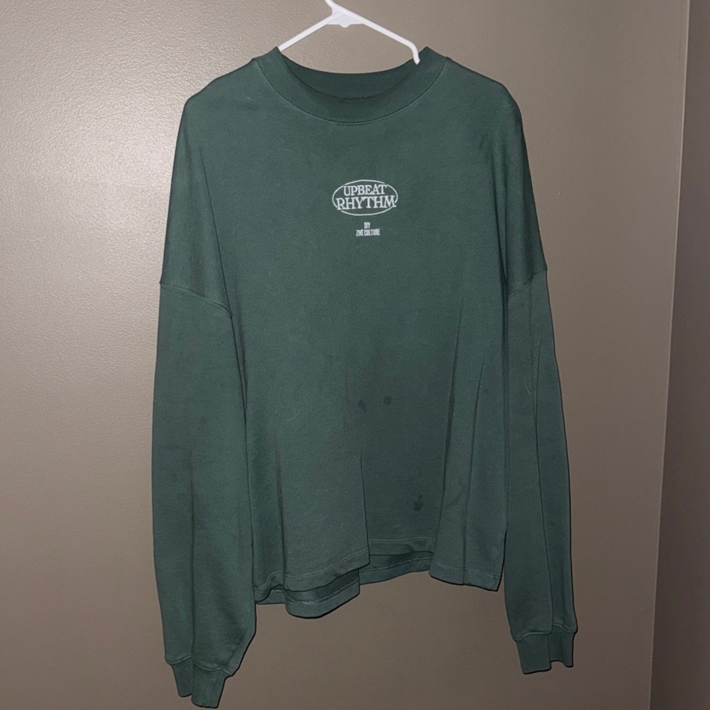 Zara Teal Sweatshirt